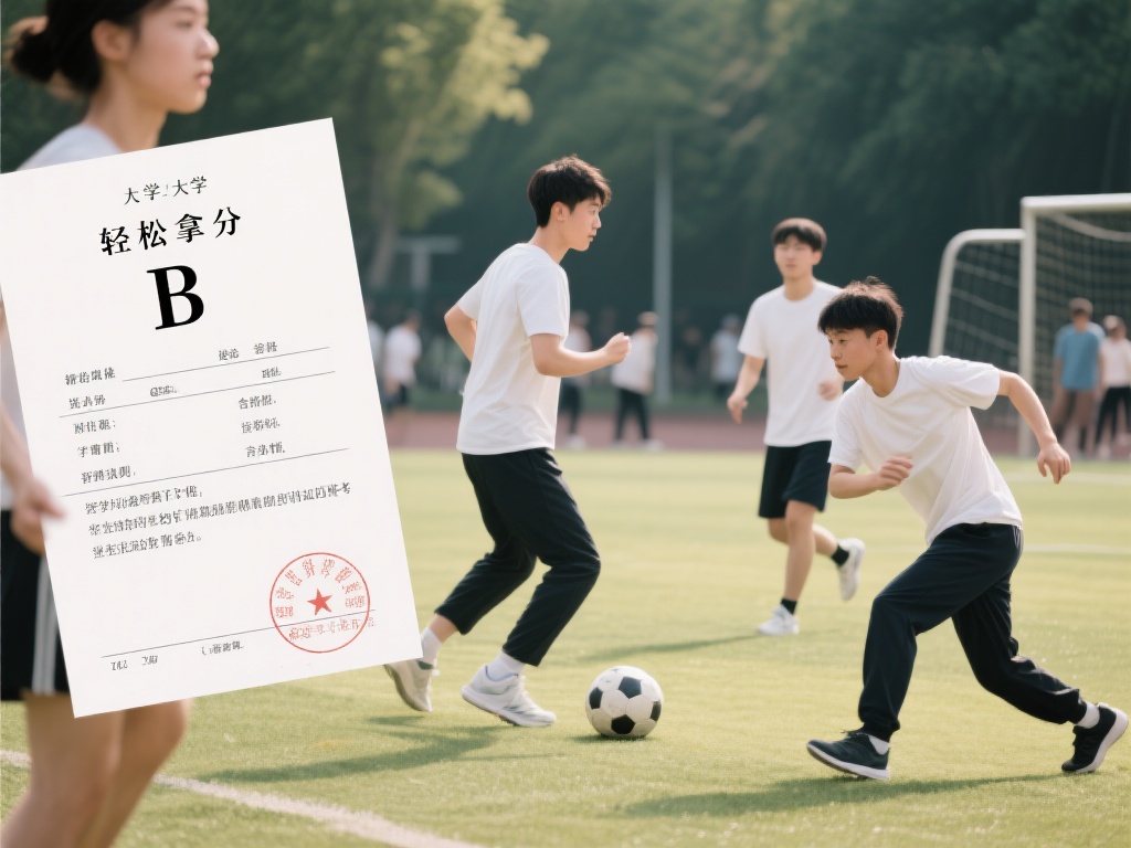 在大学生活中，体育课往往被认为是“轻松拿分”的科目